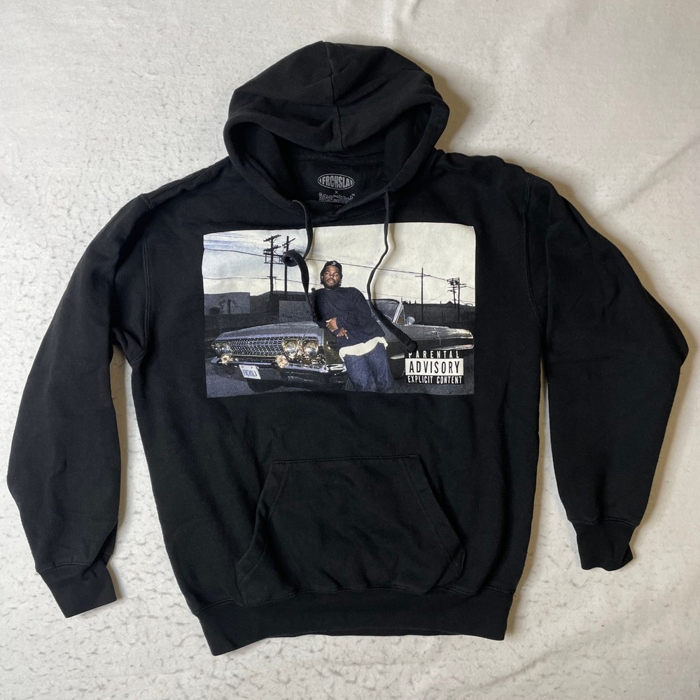 Ethik x Boyz N The Hood Ice Cube Graphic Hoodie Black Mens Medium Movie Rap Tee